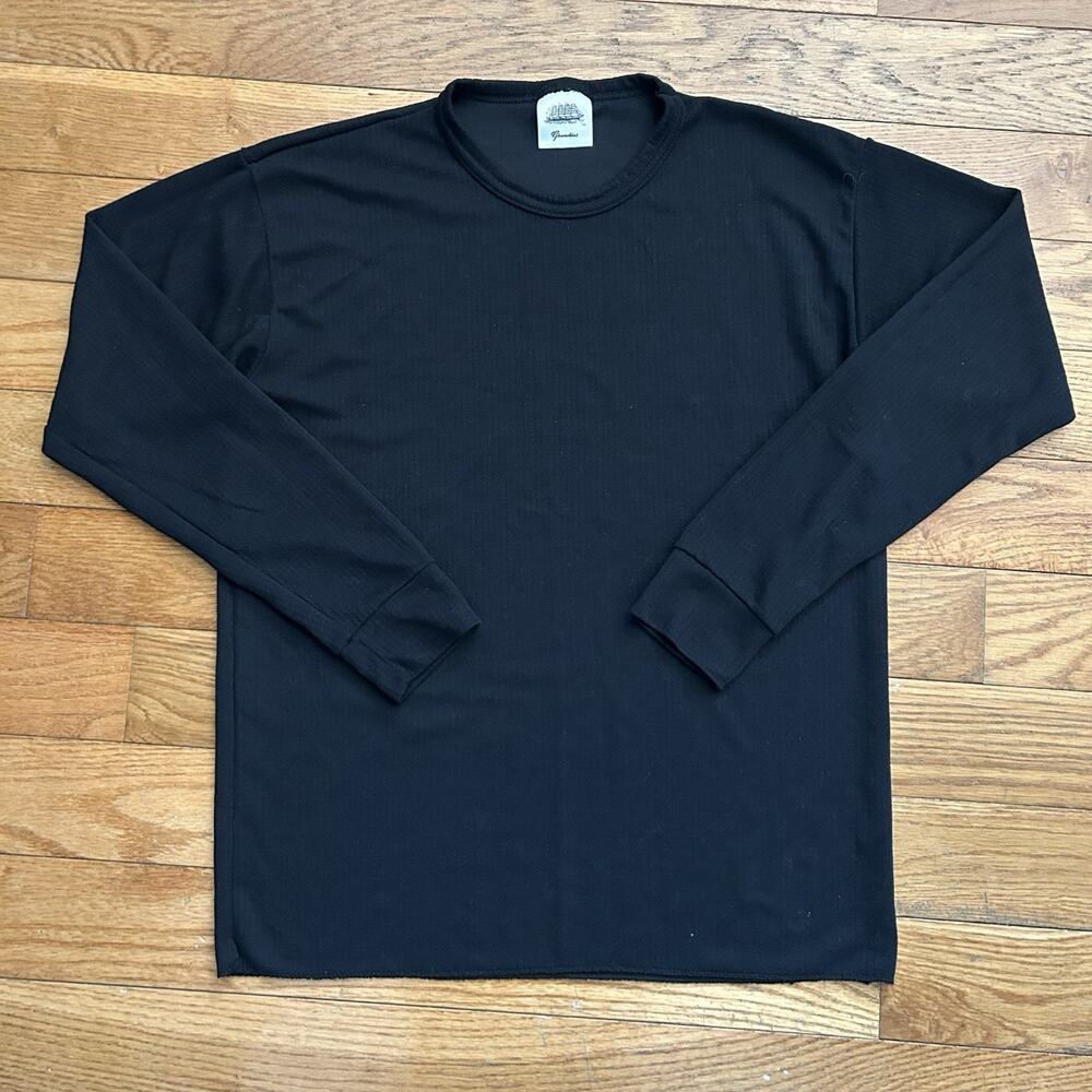 Grundens Thermal Waffle Knit Base Layer Long Sleeve Tee Shirt Small